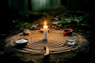 cast a protection and energy cleansing spell