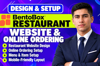 bentobox restaurant website online ordering setup