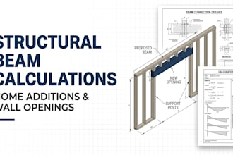 calculate structural beams for home additions and wall openings