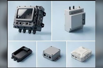 design 3d pcb enclosures, electronic housings, product casings for 3d printing
