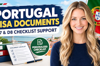 organize your portugal d7 or d8 visa documents