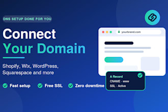 connect your domain to any website and fix dns issues