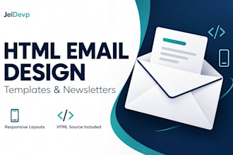design responsive HTML email templates and newsletters