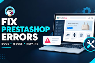 fix prestashop errors, bugs, and website issues