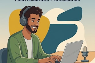do accurate audio transcription and text editing