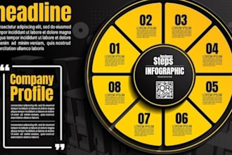 design modern and professional infographic