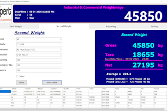 fix or create weighbridge software, reports and industrial database system
