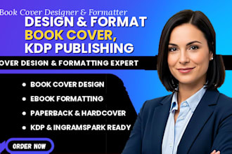 do kdp cover design, ingramspark ebook or paperback formatting, handcover design