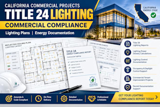 title 24 commercial lighting compliance reports