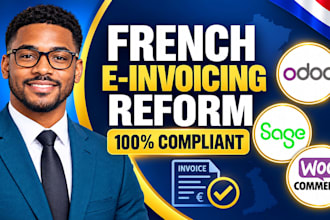 setup odoo sage woocommerce french electronic invoicing reform compliance