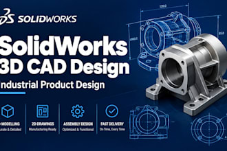 design 3d cad models and products in solidworks