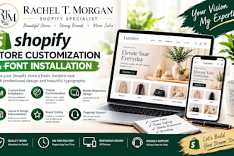 do shopify fonts  for you