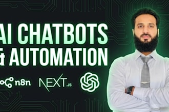 develop a custom multi channel ai chatbot with openai, nextjs, and n8n