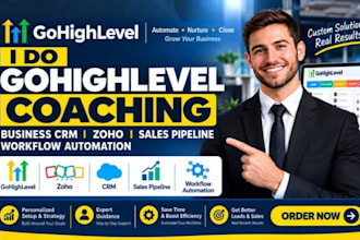 do gohighlevel coaching buisness crm zoho sales pipeline workflow automation