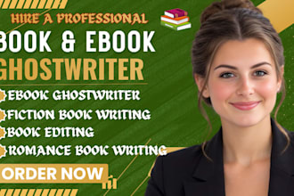 ghostwrite, edit your book and ebook for friction, non friction and kindle book