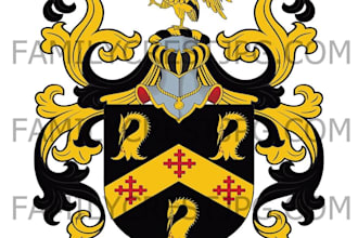 do crest, coat of arm and heraldic vintege logo design