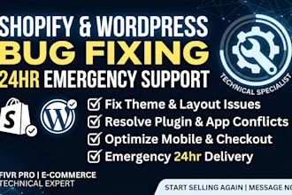 fix shopify checkout errors and payment gateway bugs