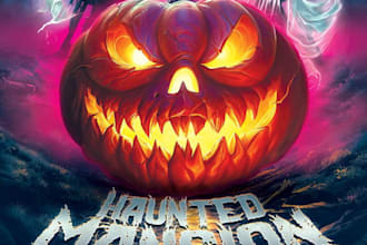 do halloween party flyer, horror flyer, christmas flyer, new year eve, pumpkin