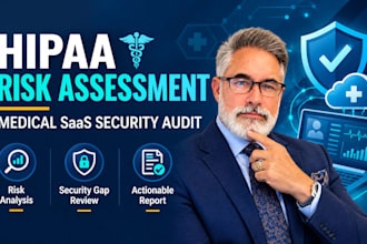 perform hipaa risk assessment and cybersecurity audit for medical saas
