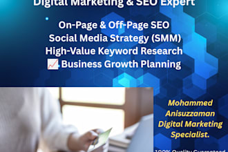 do professional website on page SEO and monthly keyword reasearch