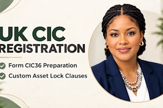 prepare uk cic registration community interest company formation companies house