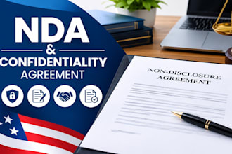draft a professional business nda and confidentiality agreement