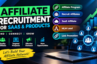 recruit high quality affiliates for your product or saas