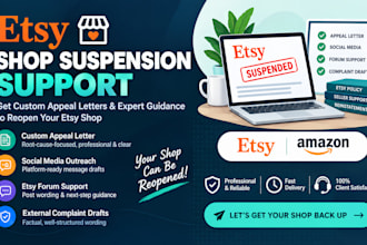 reinstate etsy shop reopen etsy suspension amazon etsy appeal letter etsy appeal