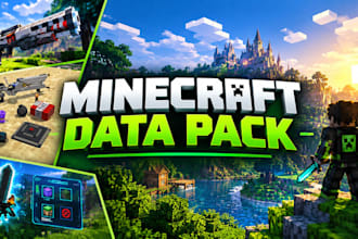 create a custom minecraft data pack for java