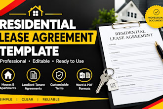 draft a residential lease agreement template