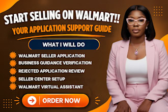 help with walmart marketplace seller approval and account setup