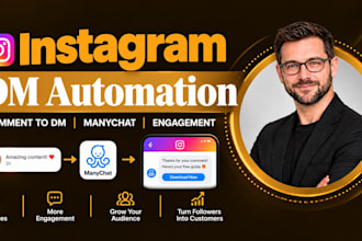 build manychat instagram dm automation for creators and influencers