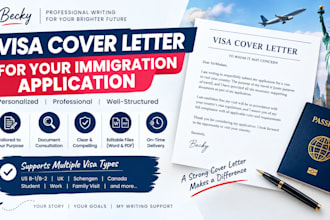 write a compelling visa cover letter for your immigration application