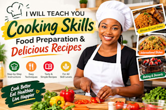 teach you cooking food preparation and delicious recipes