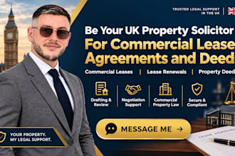 be your UK property solicitor for commercial lease agreements and deeds