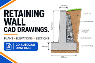 do architectural 2d cad drafting and house plans