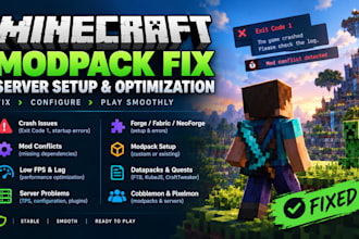 fix and optimize minecraft modpack convert forge fabric minecraft developer