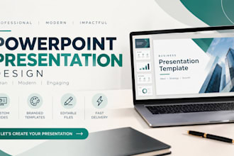 redesign powerpoint presentation google slides and investor pitch deck