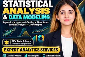do statistical data analysis, regression, and modeling in python or r