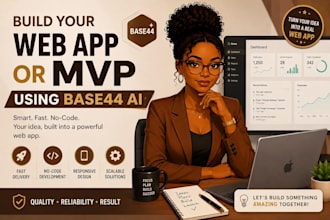 build your web app or mvp using base44 ai