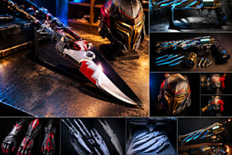 design custom 3d cosplay props weapons and accessories