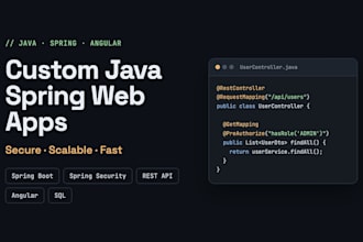 build a secure web app with java spring boot and angular