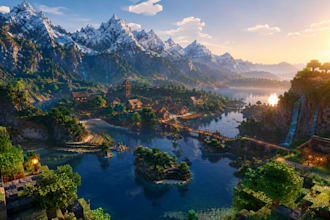 custom minecraft terrain, landscapes and realistic worlds
