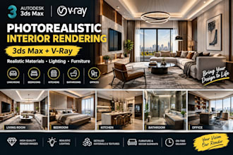 create photorealistic interior renders using 3ds max and v ray
