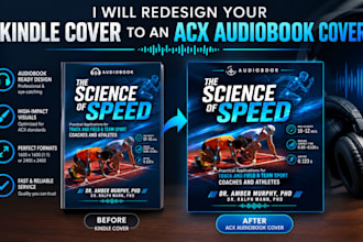 redesign your kindle cover to an acx audiobook cover