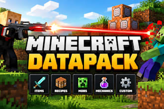 create custom vanilla minecraft data pack