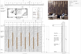 draft architectural and structural drawings in autocad, draft man