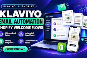 setup top notch klaviyo welcome flow and klaviyo email marketing