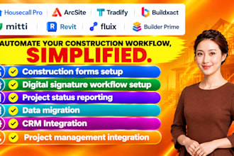 setup housecall pro arcsite tradify buildxact mitti revit fluix builder prime