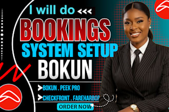 set up bókun, peek pro, checkfront, fareharbor travel CRM